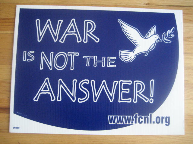 War_IS_NOT_THE_Answer